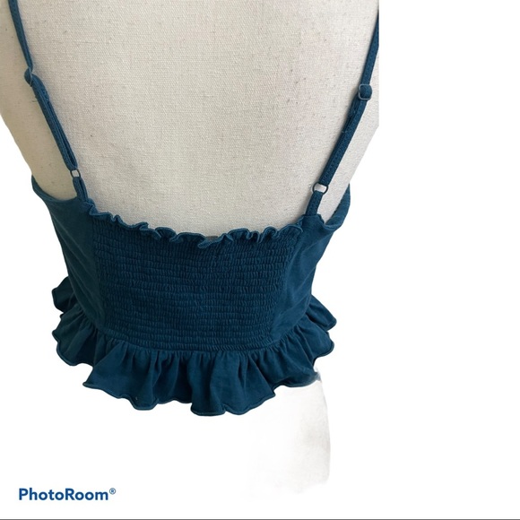 American eagle outfitters lace up crop top Sz Med - Picture 4 of 6